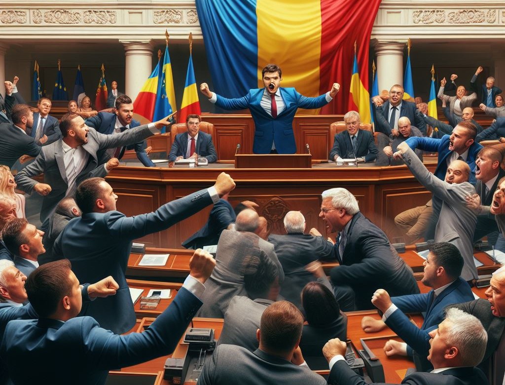 guvern parlament circ panorama cu alp