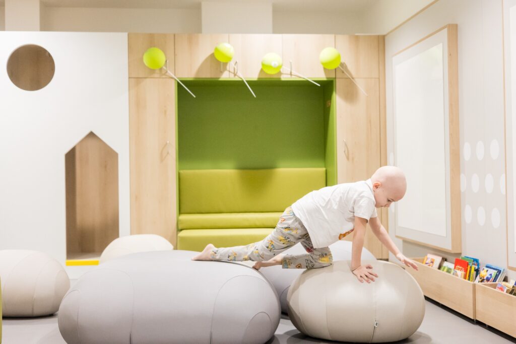 Camera de joacă a pacienților. FOTO: Dăruiește Viață Facebook