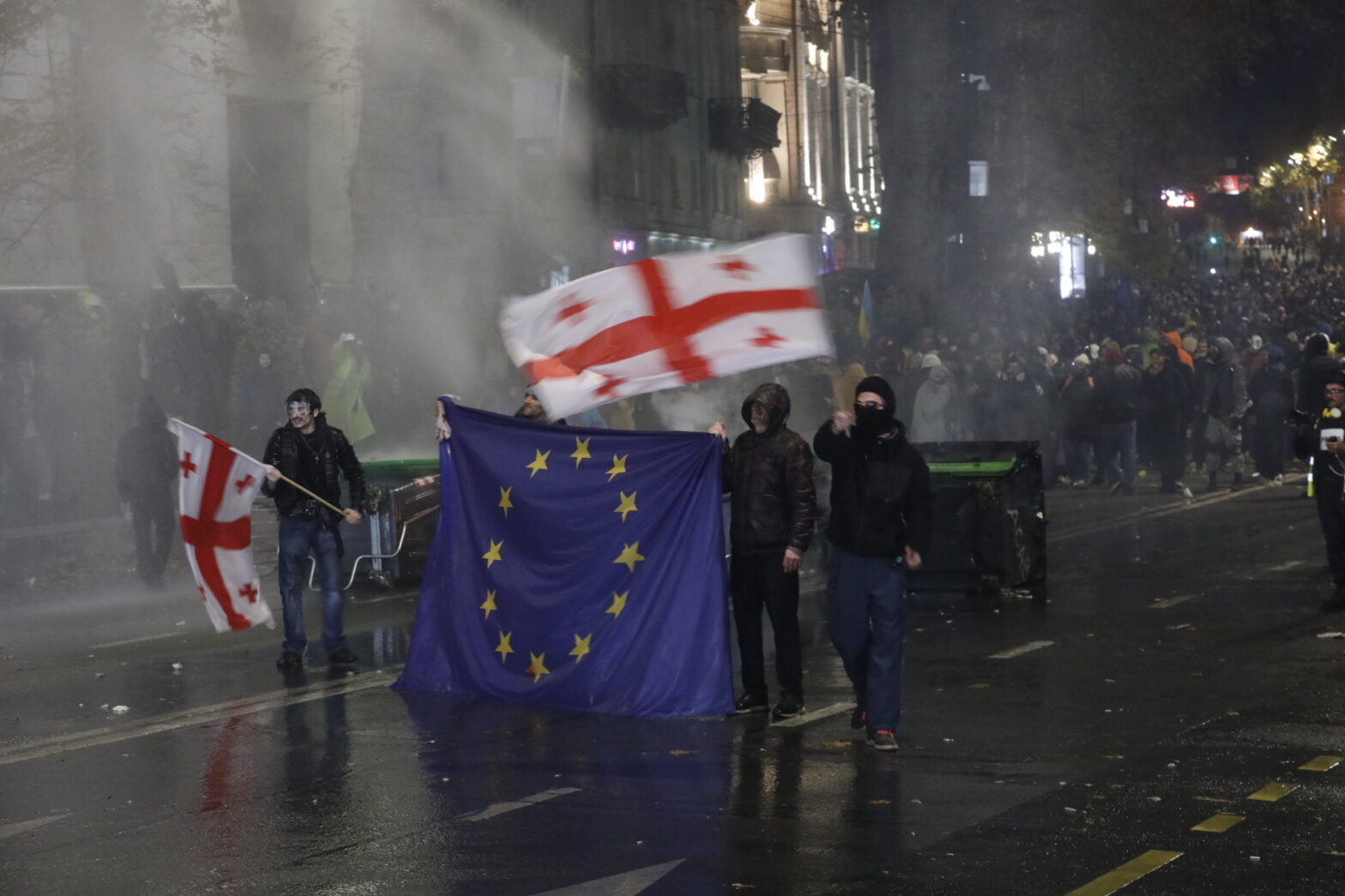 georgia proteste aderare ue